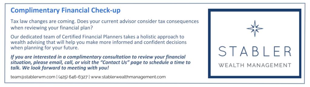 Complimentary Financial Checkup with Stabler Wealth Management